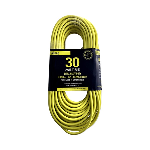 Extension Lead 30m Xtra Heavy Duty with Neon Indicator
