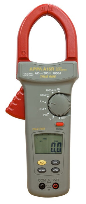 Clamp 1000A AC/DC 750VAC 1000VDC Res Freq Digital RMS