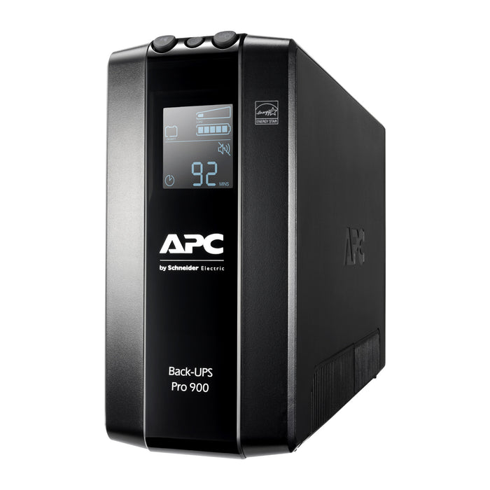 APC Back-UPS Pro 900VA/540W Tower 230V 6x IEC C13 AVR LCD