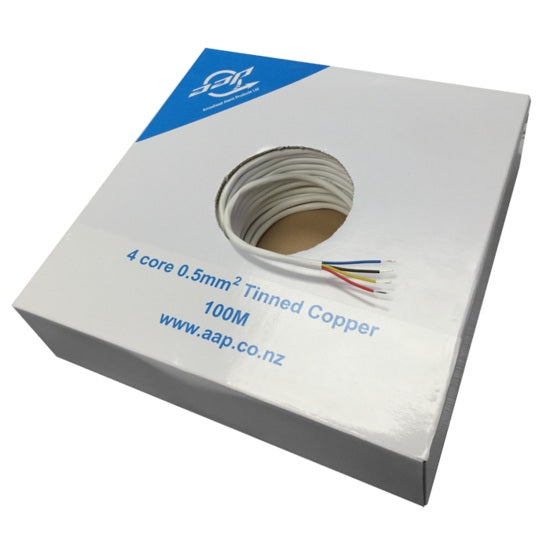 Cable Security 4c 0.5mm Tinned Copper 100m Box