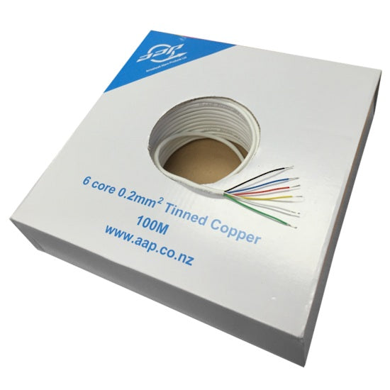 Cable Security 6c 0.2mm Tinned Copper 100m Box