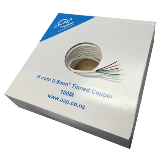 Cable Security 6c 0.5mm Tinned Copper 100m Box