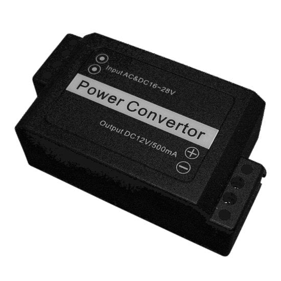 Converter Mini AC-DC 16-28V to 12VDC 500mA 74x40x23mm