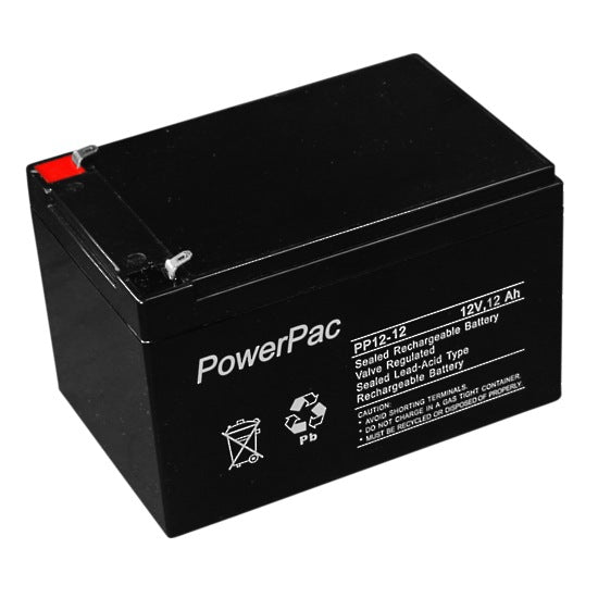 Powerpac Sealed Lead Acid Battery 12V 12Ah 100x150x100mm