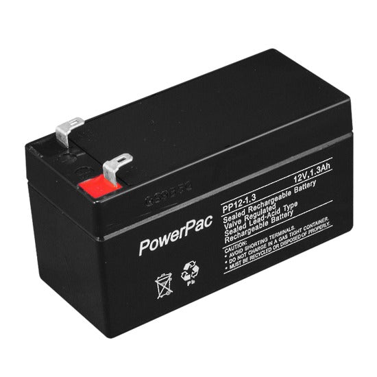 Powerpac Sealed Lead Acid Battery 12V 1.3Ah