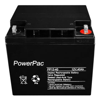 Powerpac Sealed Lead Acid Battery 12V 40Ah