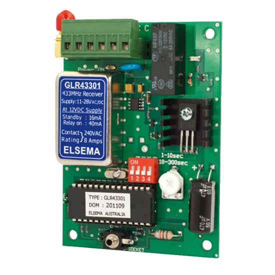 Receiver 3-Channel 433MHz 12-24V