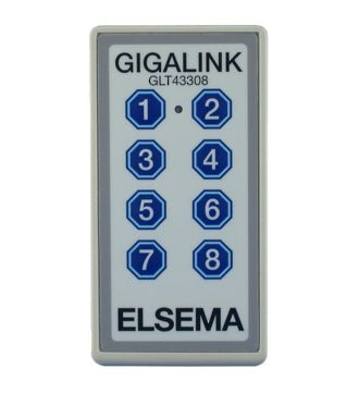 Transmitter 8-Channel 433MHz Handheld Gigalink with 9V