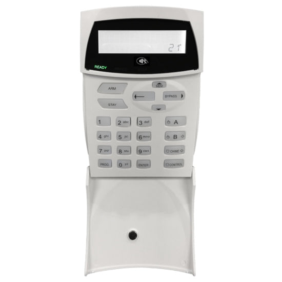 Icon LCD Keypad with Prox Reader Time and Temp Display