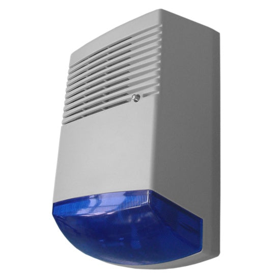Siren and Strobe External with Battery Backup
