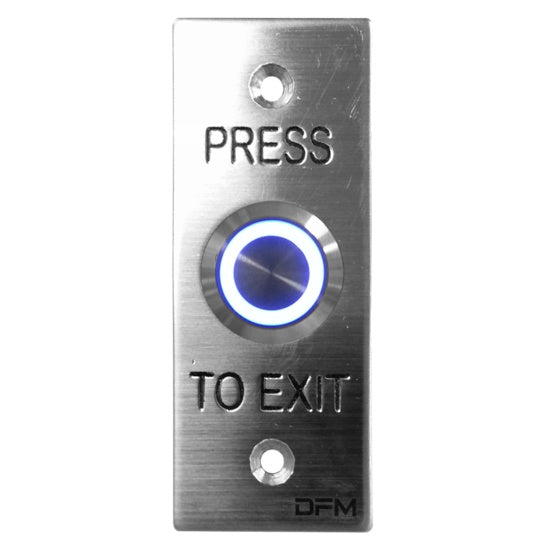 Exit Button Stainless Steel Small IP65