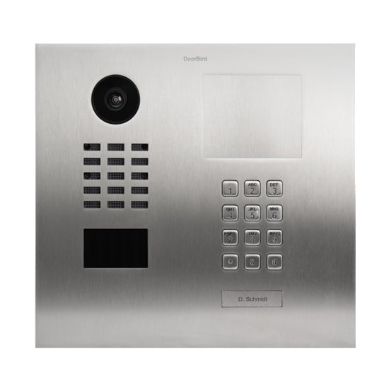 IP Video Door Station Single Home 1 Call Button S/S Brushed