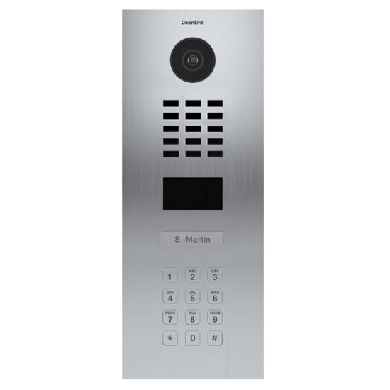 IP Door Station with Keypad Flush Mount S/S