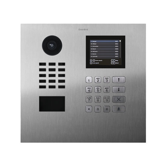 IP Apartment Intercom Keypad Horiz Flush Mount