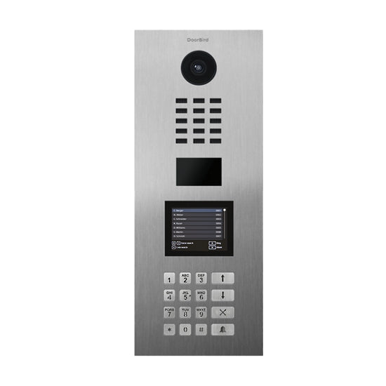IP Apartment Intercom Keypad Vert Flush Mount