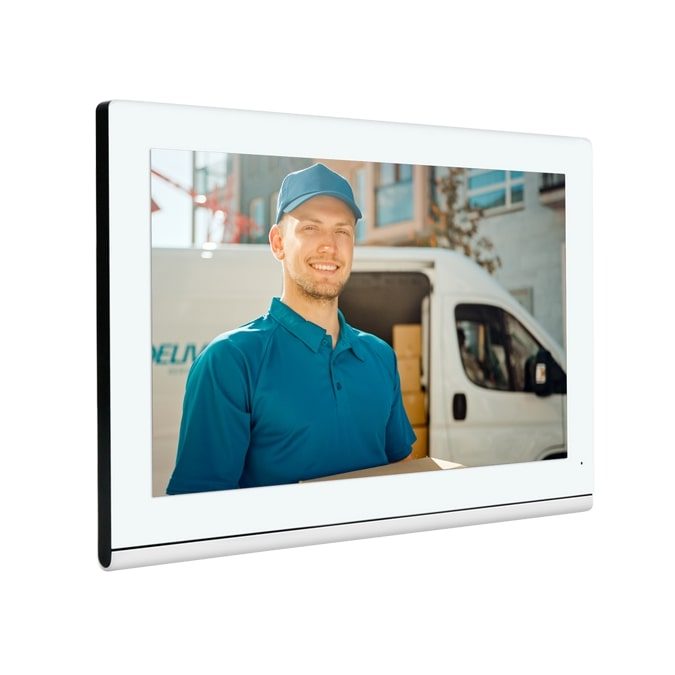 Touch Screen Monitor 7in White Wifi & Ethernet