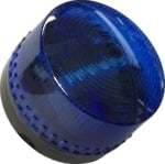 Strobe LED 12V & Siren 80db Blue