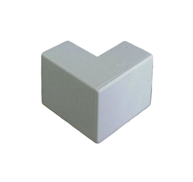 AussieDuct Mini Trunking External Angle 16 x 10mm White