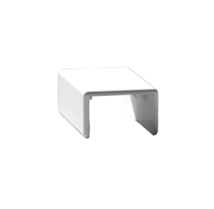AussieDuct Mini Trunking Coupler 16 x 16mm White