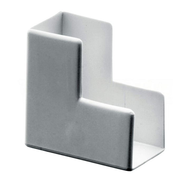 AussieDuct Mini Trunking External Angle 25 x 25mm White