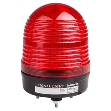LED Beacon Red 24V AC/DC 86mm High Dome Steady & Flash