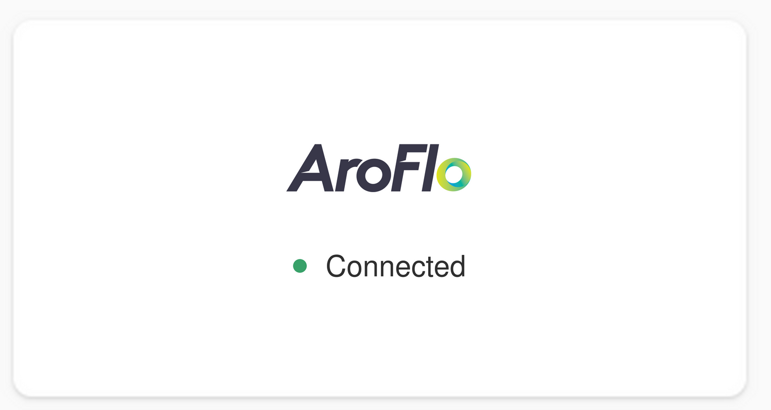 How do I integrate my AroFlo with Ideal Electrical?