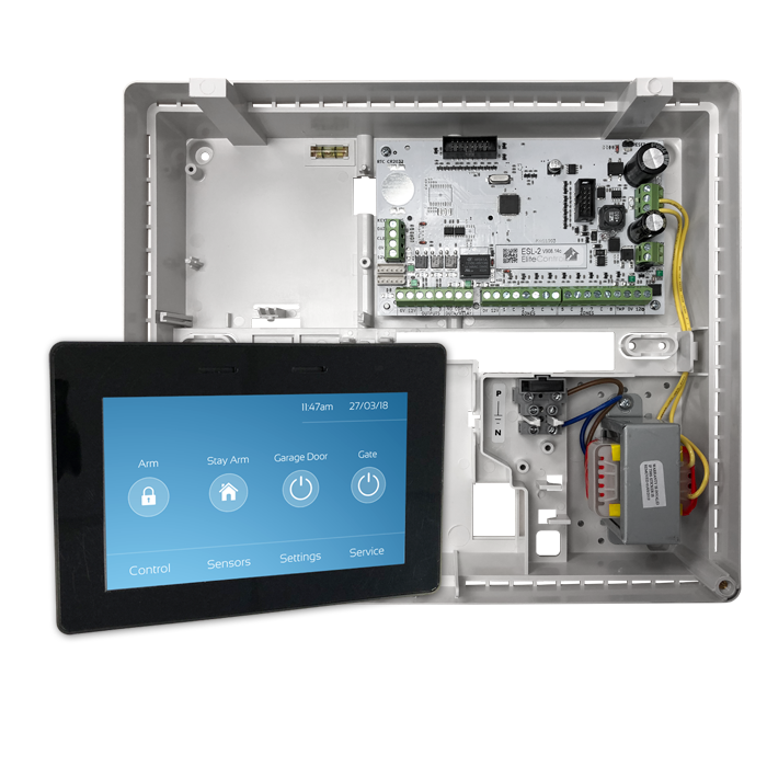 Elitecontrol Panel In Plastic Cabinet & Kp-Touch-B Keypad