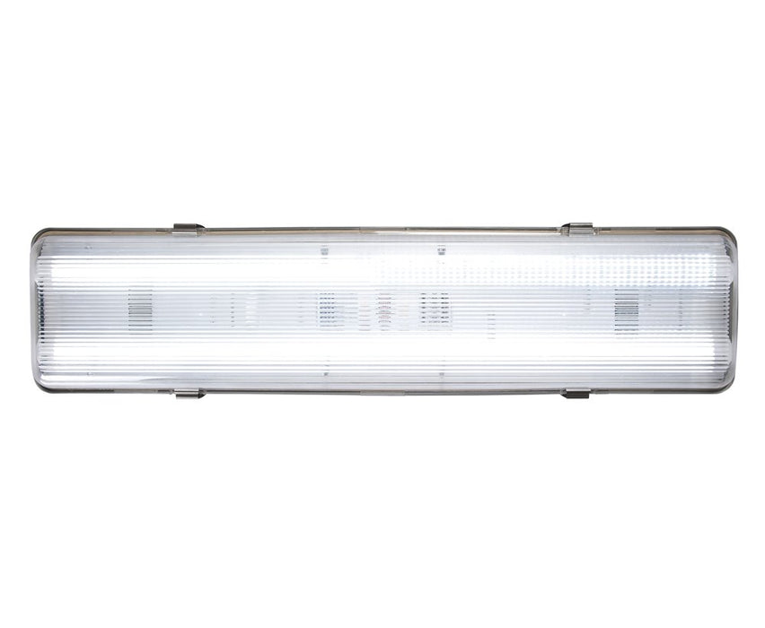 LED Emergency Batten 2x 9W IP66 600mm 2ft Life Power