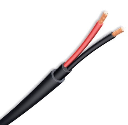 Speaker Cable 4mm 2C Duct Grade LSZH Black