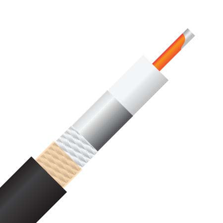 Cable Coax RG11 Dual Shield Direct Burial Flooded