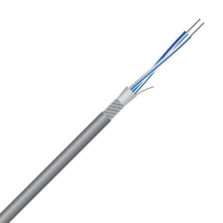 Cable Data 1pr 0.22mm 24AWG RS485 Braid Foil Shield