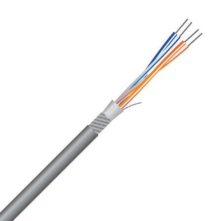 Cable Data 2pr 0.22mm 24AWG RS485 Braid Foil Shield