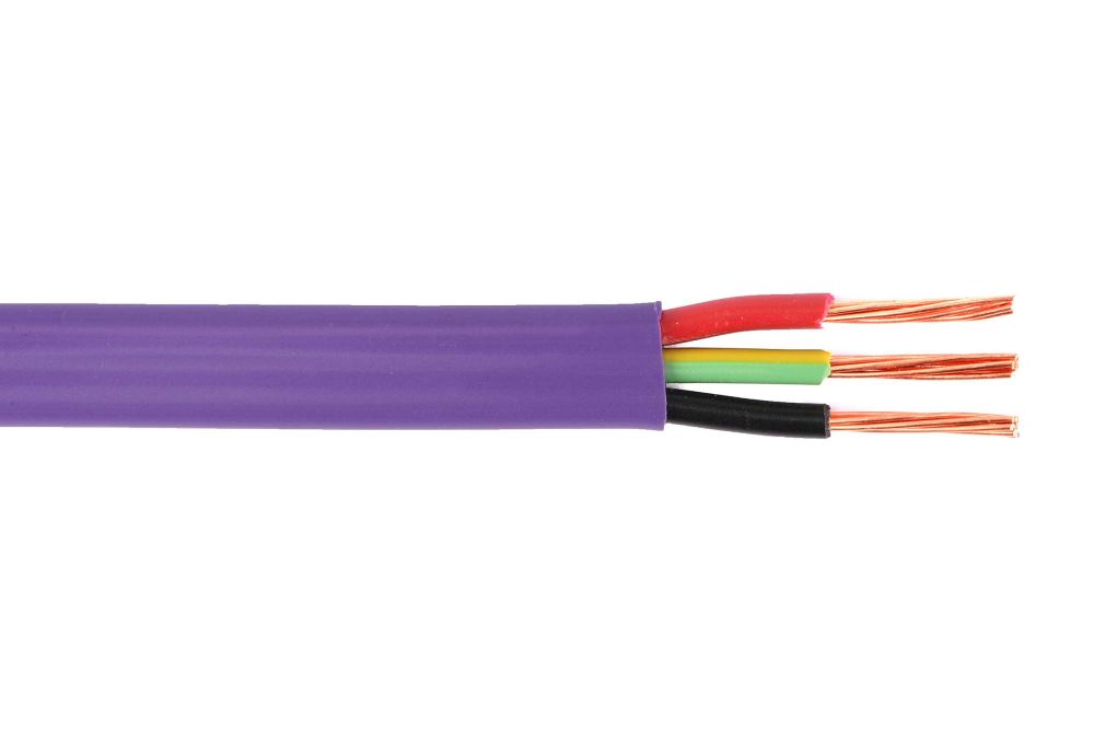 Tycab Cable 2.5mm 2c + Earth TPS Non-Migratory Violet