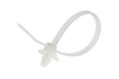 Cable Tie 200 x 4.8mm Nat Push Mnt(Pkt50)