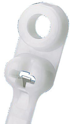 Cable Tie SS Barb Lock 216 x 4.8mm Nat Screw Mnt(Pk50)