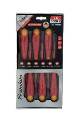 I-Slim Screwdriver Set 6pc 1000V 4 Flat/ 2 Ph