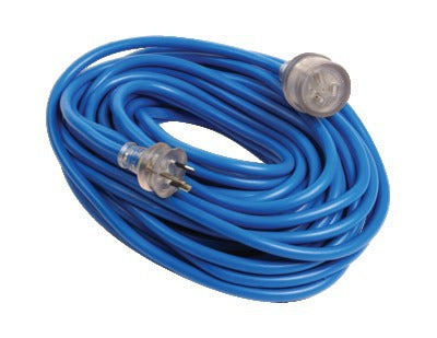 Extension Lead 20m 15A Industrial 3x 1.5mm Blue