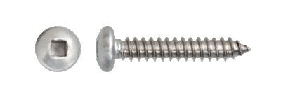 Screw 8g x 20mm 8x 3/4in Self Tap Pan Sqdr S/S (Jar200)