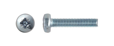 Screw M4 x 12mm Machine Pan Pozi Z/P (Jar200)