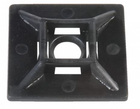 Cable Tie 28 x 28mm Mount Black (Pkt100) (BIZ 303020)
