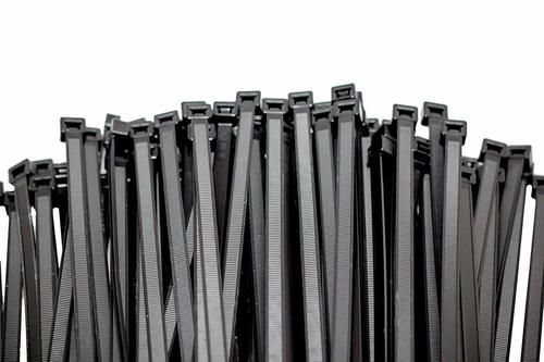 Cable Tie 380 x 7.6mm Black UV (Pkt100)