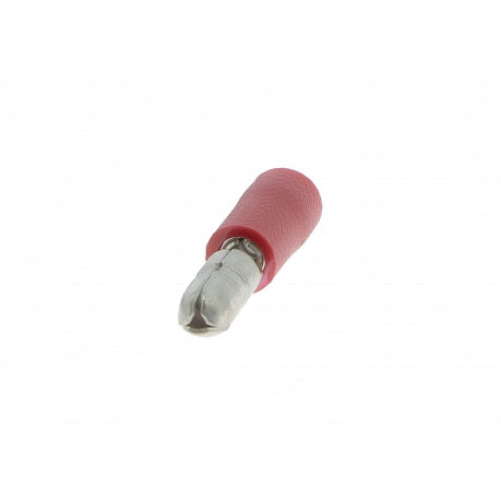 Bullet Male Ins Connector 4mm Red DG (Pkt50)