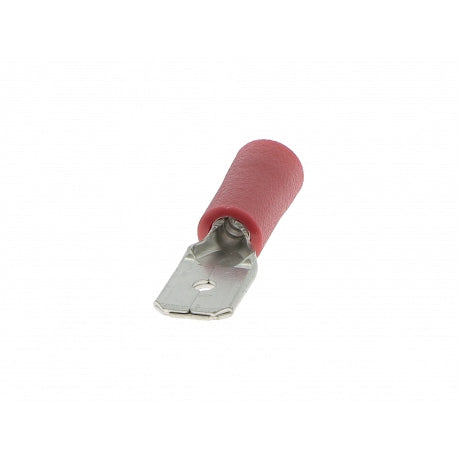 Quick Connector Male Tab 6.4 x 0.8mm Red DG (Pkt100)