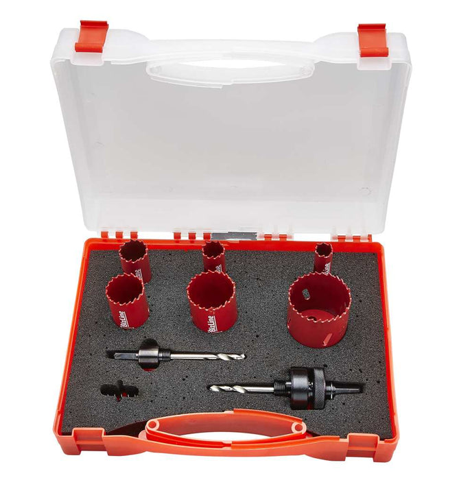 Holesaw 16-51mm Electrician Set with 8perc Cobalt