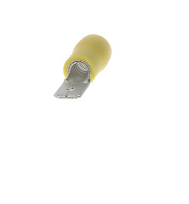 Quick Connector Male Tab 6.4 x 0.8mm Yellow DG (Pkt50)