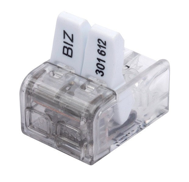 Push Wire Connector 2Way 4mm2 32A (Box 100)