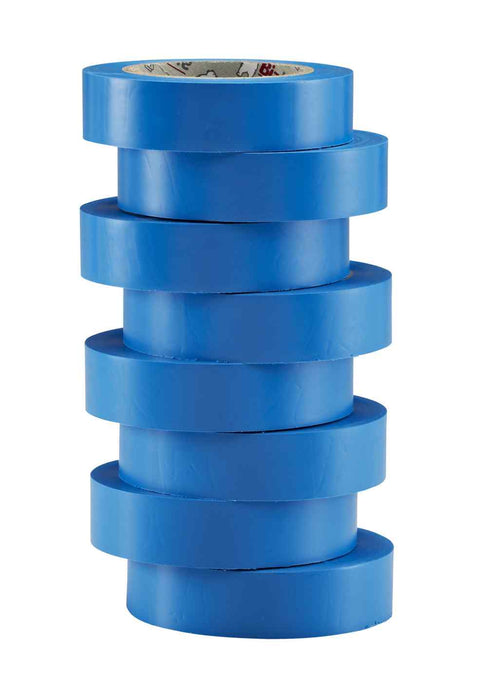 PVC Ins Tape 19mm x 0.15mm Blue 20m (Pkt8)