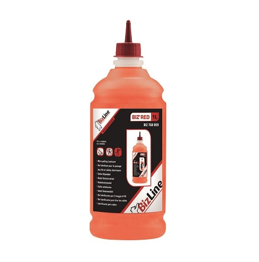 Fish Tape Pull Wire Red Lubricant 1L