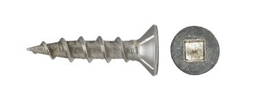 Screw 8g x 20mm 9x 3/4in Surefast Csk Sqdr S/S (Jar100)