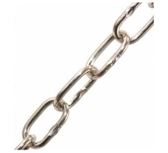 Welded Chain Link Bright Zinc Per Metre (10m Bag)